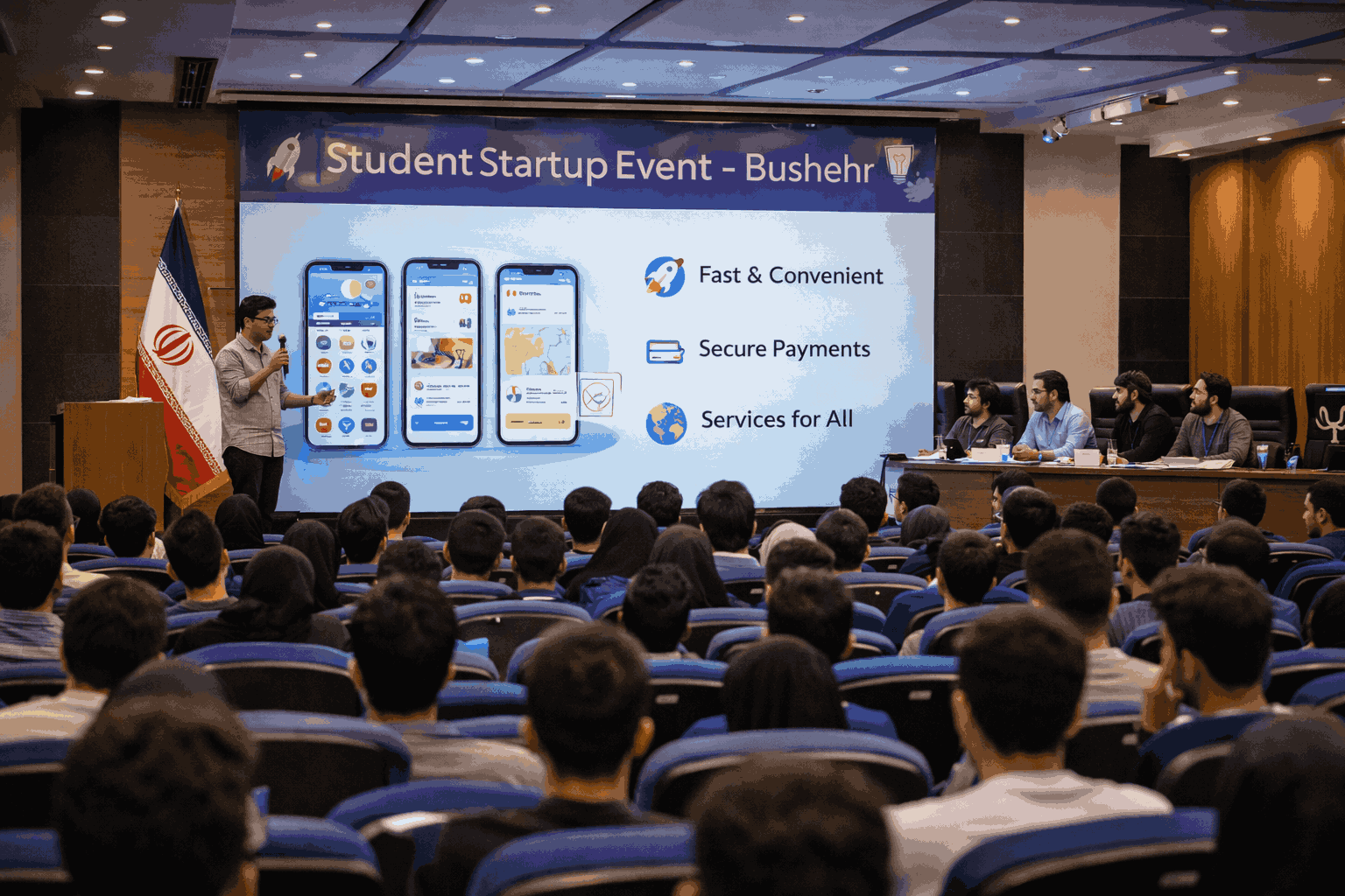 درخشش ایده‌های دانشجویی در استارت‌آپ اپلیکیشن‌های هوشمند بوشهر